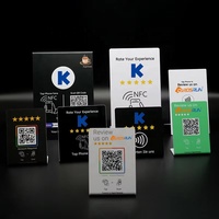 Tarjeta de reseñas sin contacto de Google impresa con NFC, soporte NFC RFID de Google, tarjetas sociales de reseñas de Google