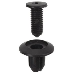 Clip de Plástico Negro para Coche, Tornillo de Expansión, Revestimiento de Guardabarros, Panel de Puerta, Sujetador Universal para Automóvil, 16 mm - Product Image 2