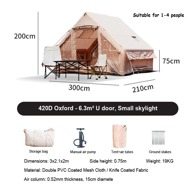 marron clair 6,3m² Modèle classique