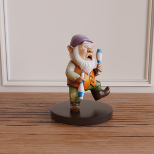 Statua di Gnomo Divertente in Resina Personalizzata, Decorazione da Giardino, Figurina Espressiva di Nano Dipinta a Mano, Novità in Poliresina OEM all'Ingrosso - Product Image 4