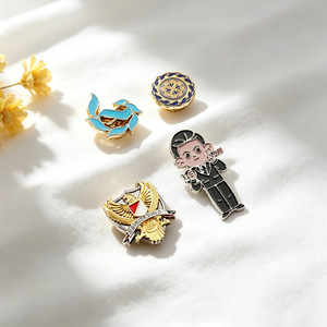 Badge en métal personnalisé créatif, émail dur, épingle à revers pour accessoire vestimentaire personnalisé - Product Image 1