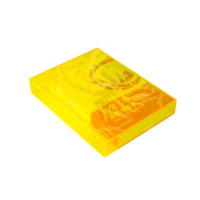 Boîte de protection pour livre en acrylique gravé sur mesure, boîte de protection pour livre en plexiglas bleu, étui pour livre en perspex