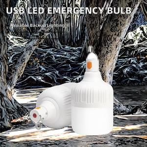 Bombillas LED de Emergencia con Conexión USB, Funcionan con Batería 18650, 30W/60W/80W, Luz Blanca Fría, para Camping, Hechas de Plástico - Product Image 2