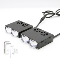 Foco LED RGB Súper Brillante de 12V y 40W, Luz para Parrilla de Coche para Vehículos Todoterreno