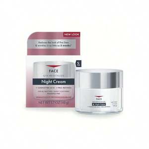 Crème de nuit anti-rides Eucenin Q10 1,7 oz pour peaux sensibles, sans parfum, sans alcool - Product Image 1