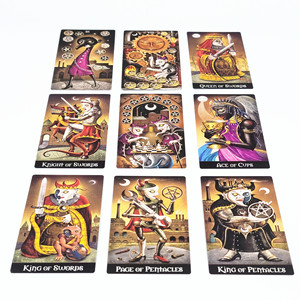 Vendita calda 12x7 tarocchi devianti luna inglese gioco da tavolo per il tempo libero con guida - Product Image 3