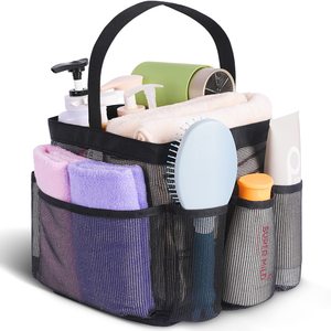Bolsa de malla multiusos para ducha de verano, gran capacidad, bolsa de playa de malla portátil para natación - Product Image 1