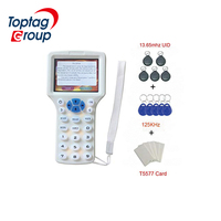 Decodificador de Tarjetas Inteligentes RFID NFC 13.56MHz/125KHZ, Copiador de Llaves ABS, Lector/Grabador de Tarjetas IC ID, Sistema de Control de Acceso ISO 14443A
