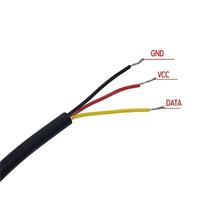 Untuk DS18B20 Digital Sensor suhu Probe suhu air deteksi garis baja tahan karat tahan air kandang dikemas