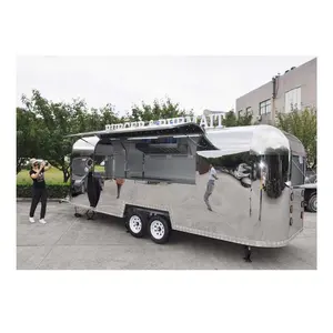 Camion alimentaire de friteuse Mobile sur mesure/remorque alimentaire Airstream