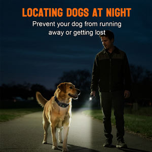 Draadloos GPS-hondenhek systeem voor buitengebruik, afstandsbediening trainingshalsband, draadloze hek-halsband, huisdierbeveiligingssysteem - Product Image 5