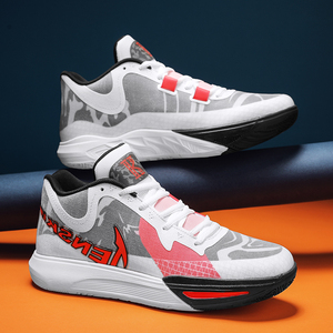 Mens <strong>Basketball</strong> <strong>Shoes</strong> Breathable Mesh Upper Anti Slip Rubber Sole Lightweight Trendy Fashion Sports Sneakers - Product Image 6