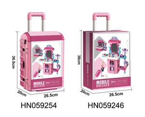 Juego de Cosméticos de Juguete 3 en 1, 38 Piezas, Juego de Imitación de Belleza, Mesa de Maquillaje para Niñas - Product Image 5