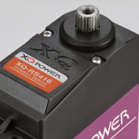Bras robotisé DIY, servo 180 degrés, moteur sans noyau XQ POWER XQ-RS416, engrenage en titane, numérique, haute tension, métal, automatisation industrielle
