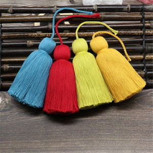 Offre Spéciale 12cm pur coton longue corde gros gland pour la maison Textile oreiller Angle suspendu corde gland gland bagages accessoires - Product Image 1