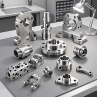 Composants robotiques personnalisés OEM, tournage, fraisage, surface sablée, géométrie complexe, pièces usinées CNC en métal de précision