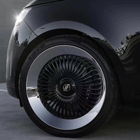 Rines Forjados Yufei de 22 y 23 Pulgadas, Diseño Multirradio con Borde Cromado Tipo Turbina para Land Rover Range Rover L460 5x120, SUV de Lujo