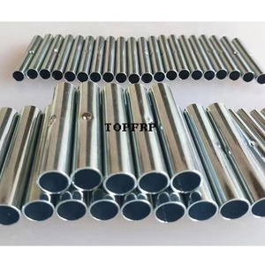 High Quality Straight Connector Galvanized Ferrules for Fiberglass <b>Poles</b> - Product Image 6
