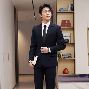 Conjunto de Traje para Hombre para Primavera y Otoño - Ropa Profesional para Tiendas 4S, Venta de Autos, Seguros, Oficinas Inmobiliarias - Tienda 4S U - Product Image 2