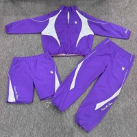 Vente en Gros Ensemble de Survêtement Homme Personnalisé Color Block Patchwork Coupe-Vent en Nylon Veste Zippée et Pantalon