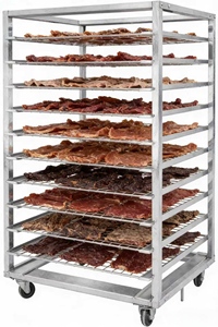 Chariot de four mobile multifonction en acier inoxydable pour cuisines et restaurants commerciaux - Product Image 2