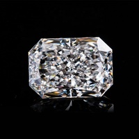 Diamante Cultivado en Laboratorio con Corte Radiante de Forma Elegante, CVD, Color D, Perforado con Láser, Excelente para Joyería, Certificado IGI, VVS, Venta al Por Mayor