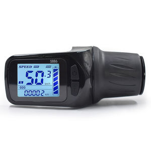 จอแสดงผล LCD สำหรับสกู๊ตเตอร์ไฟฟ้า S886H [Haytrix] จักรยานไฟฟ้า พร้อมมาตรวัดความเร็วสำหรับอุปกรณ์เสริมการปั่นจักรยาน จอแสดงผลสำหรับจักรยานอ้วน คอมพิวเตอร์จักรยาน - Product Image 1