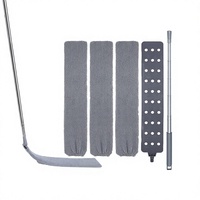 Brosse de nettoyage en microfibre pour fentes, outil de nettoyage domestique, plumeau extensible pour canapé et sous-lit, modèle transfrontalier Chine