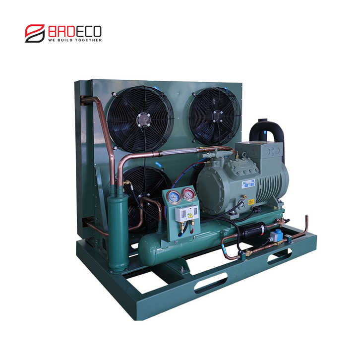BRD Open Type Semi-Hermetic Compressor Meat Freezer Refrigeration Units Cooler with Emerson Brand Motor R410A for Cold Room