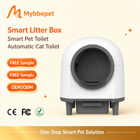 Bac à litière intelligent Dolphin CH-ICB015, toilette automatique pour chat à nettoyage automatique, commande par application, grande capacité 80L, bac à litière pour animaux de compagnie