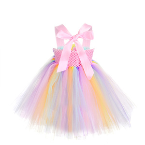 The Little Mermaid Tutu Dress Unicorn Princess Cosplay abiti da festa per neonato Starfish Toddler Mermaid Costume - Product Image 6