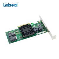 Adaptador Linkreal LRNV9324-4I de 4 Puertos U.2 a PCI Express X8 SFF-8643 NVMe