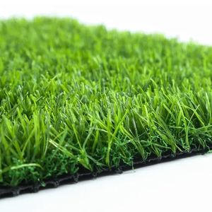 Erba artificiale di plastica verde per una facile manutenzione per le sale espositive - Product Image 1