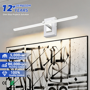 LED Modern High Quality Aluminum <b>Wall</b> <b>Light</b> for Bathroom Decoration CE Certified 2700K Warm White Lamp - Product Image 1