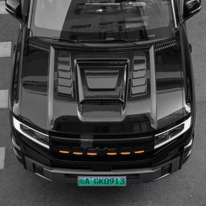 Accesorios de Modificación para Equation Leopard 8, Capó Delantero Estilo Caballero Negro para Equation Leopard 8 - Product Image 3