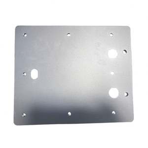 Piezas de Aleación de Aluminio Fresadas por CNC Personalizadas |   Placa de Montaje/Placa Trasera Multiusos para Componentes de Precisión con Patrón de Múltiples Orificios - Product Image 1