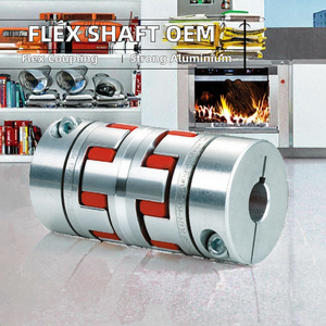 Acoplamientos de <span class=keywords><strong>Eje</strong></span> Flexible Articulados de Aluminio para Servomotores, Personalizables OEM, 500 Nm de Torque, 1000 RPM - Product Image 2