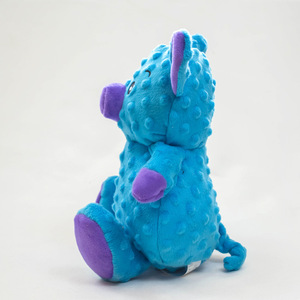 Juguete de peluche para perros, forma de cerdo azul, con sonido, para interiores, para mascotas - Product Image 2