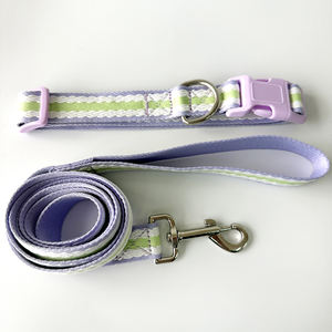 새로운 스타일의 아름다운 단색 고양이 목걸이 강아지 목걸이 고급 애완동물 목걸이 및 리드 강아지 하네스 - Product Image 6