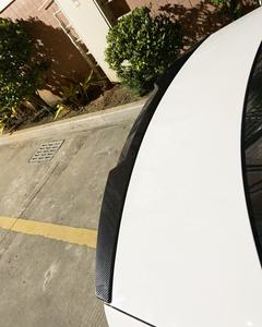 Aileron de style A4 S4 <span class=keywords><strong>RS4</strong></span> M4 2008-2012 pour Audi, aileron arrière en fibre de carbone pour Audi A4 S4, aileron de voiture 2008 2009 2010 2011 2012 - Product Image 3