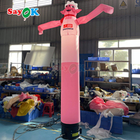 Sayok publicité gonflable cochon Air danseur gonflable homme cochon ciel danseur pour la promotion de l'événement