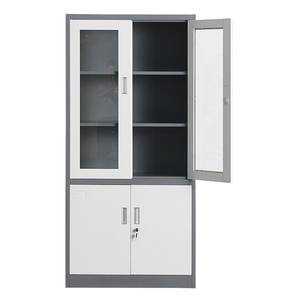 Armoire médicale d'hôpital en acier avec étagères, mobilier hospitalier, garantie 5 ans, moderne, 0,6 mm RAL - Product Image 1