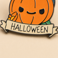 Hersteller-Großhandel: Moderne, niedliche schwarze Kürbis-Halloween-Partygeschenke, Festival-Geschenke, Souvenirs, individuelle Metall-Emaille-Artikel