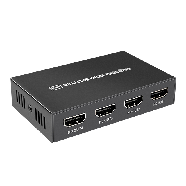 Factory Price Mini 4k 2k HD 4k HDMI Splitter 1 in 4 Out HDCP1.2 Audio Video Distributor Splitter 4 En 1 HDMI