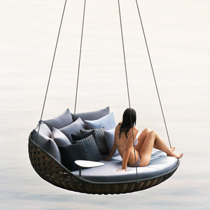 Ngoài trời Rocking ghế lười biếng autumndry Treo Giỏ Swing cho sân biệt thự Internet sống võng cho Patio sử dụng - Product Image 2