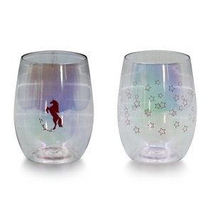 Verre à vin sans pied en plastique, gobelet fabriqué au Vietnam - Product Image 2