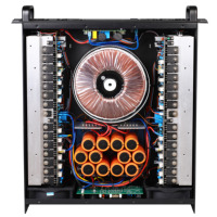 EIF BG22000 2 canaux classe H audio extérieur 8000 watts stéréo professionnel amplificateur de caisson de basse stable à 2ohm