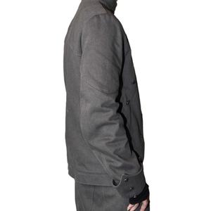 เสื้อแจ็คเก็ตผู้ชายผ้าทวิลคอตตอน 100% แบบขายส่งสำหรับฤดูใบไม้ผลิ ทรงคอร์ทแจ็คเก็ตติดกระดุมสองแถว กระดุมแบบไม่เรียงแถว ทรงสั้น - Product Image 5