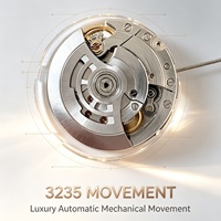 Montre mécanique de luxe pour homme 2026Vsf personnalisée VSFactory en acier inoxydable avec mouvement 3235 lumineux
