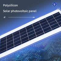 PhilipsBRC010 lampadaire solaire à haute luminosité avec capteur de mouvement, étanche, route extérieure intégrée, Led, jardin, réverbères solaires